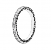 Cosmic Jewellery Cosmic 925 Sterling Silver Ring With Clear Cubic Zirconia - Infinity Hearts Photo
