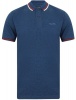 Tokyo Laundry - Mens Holsen Cotton Grindle Polo Shirt with Tipping in Sodalite Blue [Parallel Import] Photo