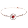 Civetta Spark Demi Bracelet With Swarovski Rudy Crystal Rosegold Photo
