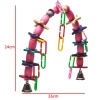 PARROT WORLD Bird Toy Wood with Bells Photo
