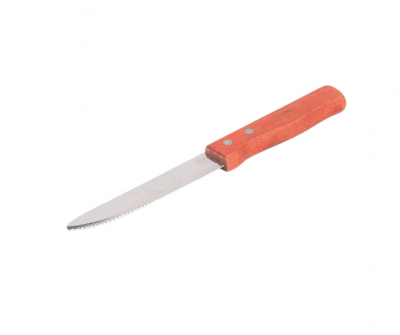 Photo of Cater Care Catercare Steak Knife With Wooden Handle- Round tip- 127mm- Sold In Packs Of 6