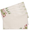 PepperSt Placemat Set - Holly Border Photo