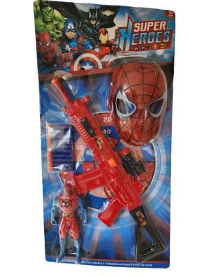 Spider Man Foam Baster Gun Set with Mask