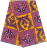 Vlisco Hollandaise Wax-Peacock And Fans Ankara Fabric Photo