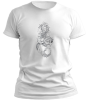 PepperSt Men's White T-Shirt - Pyro Dragon Photo