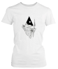 PepperSt Ladies White T-Shirt - Triangle Portal Photo
