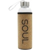 Soul Matters Soul Lifestyle Biodegradable Stainless Steel Glass Cork Water Bottle Photo