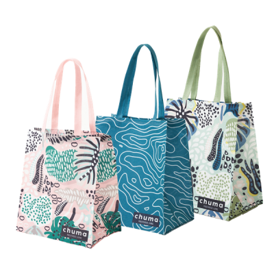 Photo of Chuma Bags Pack of 3 Abstract Reusable Eco-friendly Recycled Shopper Grocery Bags