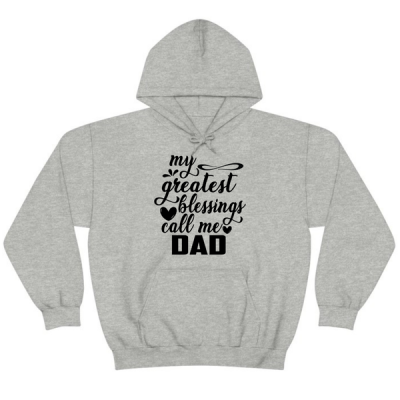 My Greatest Blessing Call Me Dad Fathers Day Hoodie