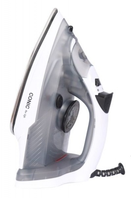 Photo of Conic - 2200W Stainless Steel Steam Iron - White & Black