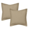 Pappa Joe – Flange Cushion Cover Set – Stone Photo