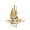 Nordic living room light luxury creative fashion sailing boat clock S Photo