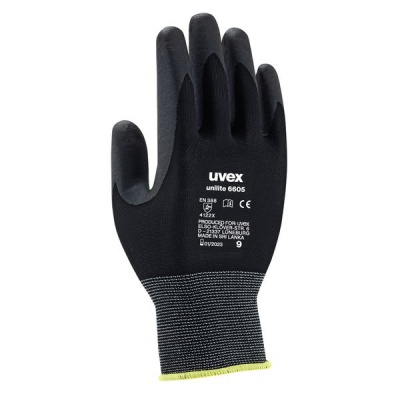 Photo of Uvex Unilite Safety Gloves - Black