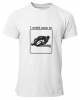 PepperSt Men's White T-Shirt - I Would Rather Be…Racing Photo