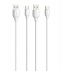 2m Fast Type-C USB Data Cable - white - 2 Pack Photo