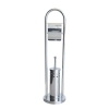 Totally Home Stainless Steel Toilet Brush and Roll Holder Set Photo