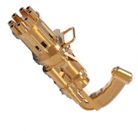 Electric Bubble Gun Toy Gold