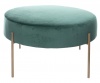 George Mason George & Mason - Velvet Round Ottoman Photo