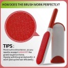 Reusable Pet Hair Remover Brush With Double Sided Self-Cleaning Base Photo