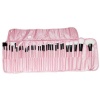 Make Up Brushes in Bag - Pink 32 pIECE Photo