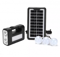 Solar Portable Lighting System indooroutdoor with 3 Led Bulbs