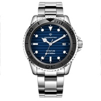 CiscoMatteo Mens Stratum 3rd Edition Blue 40mm Watch CMSB QR