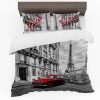 Print with Passion Black and White Paris Duvet Cover Set Photo