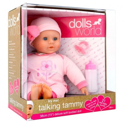 Photo of Dollsworld Talking Tammy Baby Doll 38cm