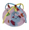 Cartoons Print Soft Baby Play Mat with 5 Hanging Plush Toys- Elephant Photo