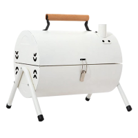 Portable Charcoal Grill Electricity Heat Source Double Sided Barbecue