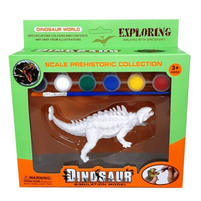 Clay Painting Nkylosaurus Dinosaur Model Childrens Model Painting Set