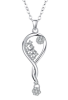 YALLI - Twist Diamante Pendant Necklace Photo