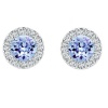 Civetta Spark Rachel Studs-With Swarovski Light Sapphire Crystal Photo