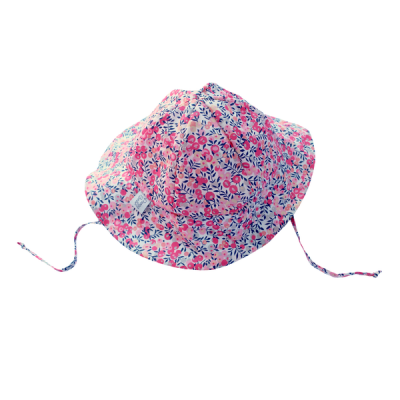 Photo of Poogy Bear Coral Cherry Summer Hat with Ties