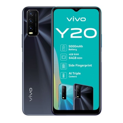 Photo of Vivo Y20 Single 64GB - Obsidian Black Cellphone