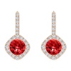 Civetta Spark Riley earring-With Swarovski Ruby Crystal Rosegold Photo