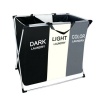 Collapsible 3 Colour Separation Laundry Basket Photo
