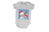 BuyAbility Christmas Snowman - Short Sleeve - Baby Grow Photo