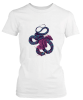 PepperSt Ladies White T-Shirt - Bird Dragon Photo