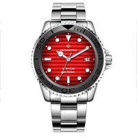CiscoMatteo Mens Stratum Third Limited Edition Rosso Corsa 40 mm Watch