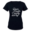 Santa I Really Did Try - Christmas - Ladies - T-Shirt Photo