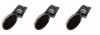3 x BaByliss Plastic Vintage Effect Bristle Massage Hair Brush for Women Photo