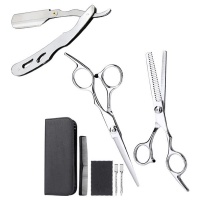 Hairdressing Scissors Kit Professional 8 Piece Black