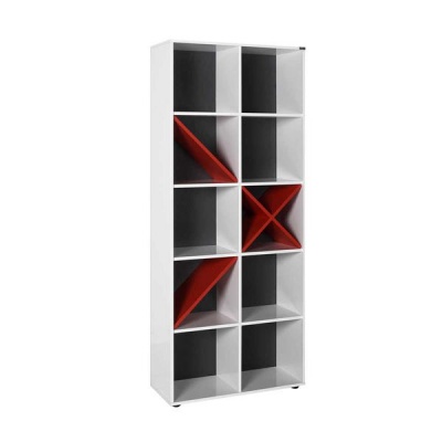 Photo of Adore Decorative Bookcase - 10 Tier Bookshelf - Sonoma - 5 year Warranty
