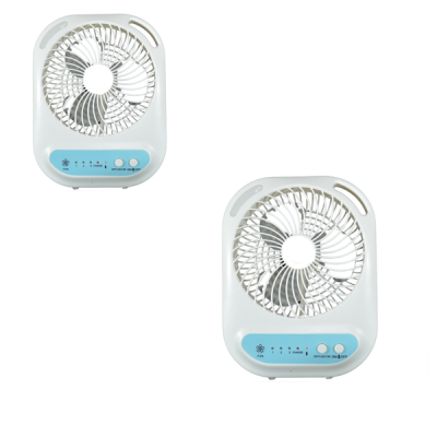 Set of 2 Mini Multi Functional Fan FS 802