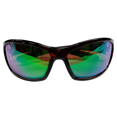 Photo of Mustad Polarised Sunglasses Tortoise Shell Frame Amber Green Lense HP103A-3