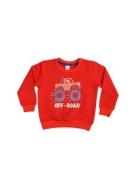 All Heart Monster Truck Tracksuit Top Boys Red