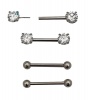 Fabulae Steel Nipple Bar Set Roxanne Piercing Aftercare Photo