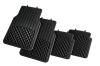ACA - Rubber Car Mat Set Hexagon Design - 4 Piece Photo