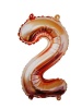 Foil Balloon Number 2 - Rose Gold - 106 cm Photo